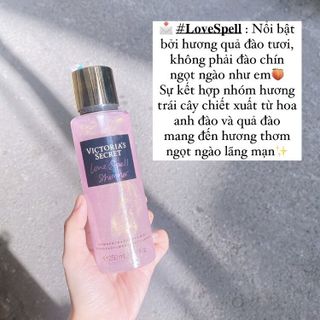 Xịt Thơm Nước Hoa Toàn Thân Có Nhũ Victoriia Secret