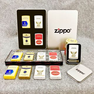 BẬT LỬA ZIPPO 2 MẶT HÌNH GÓI THUỐC LÁ JET (HỘP THIẾC KÈM XĂNG) - Phân phối bởi TANY LIGHTER