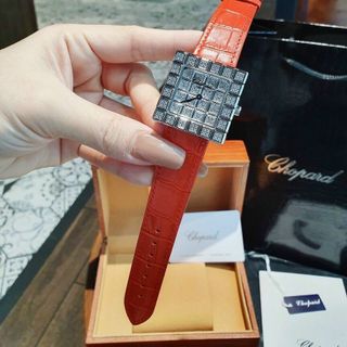 ĐỒNG HỒ CHOPPARD VUÔNG DA NỮ NEW SALE