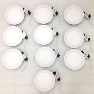 ĐÈN LED ÂM TRẦN SIÊU MỎNG 12W TRÒN TRẮNG/VÀNG BH 1 NĂM (1 ĐỔI 1)