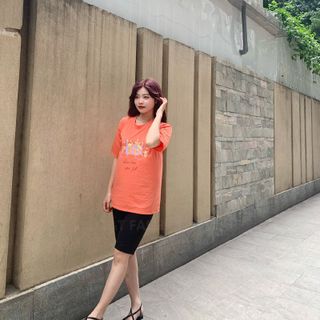 Sét bộ nữ ,đồ bộ lững ngố nữ thun coton sufa,áo phom rộng phối quần đen ,thời trang xuân hè BL14-CAM