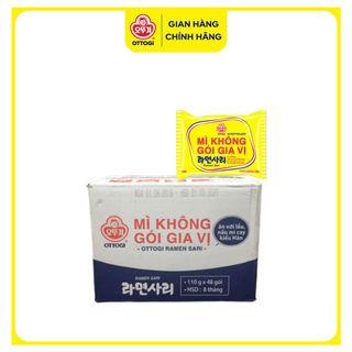 Thùng 48 Gói Mì Không Gói Gia Vị Ottogi 110gx48 giá sỉ