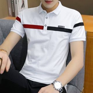 áo polo chạy day băng 3 màu