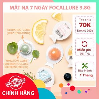 MẶT NẠ 7 NGÀY FOCALLURE 3.8G HỖ TRỢ GIẢM MỤN DƯỠNG ẨM KIỂM SOÁT DẦU NHỜN DƯỠNG DA TRẮNG HỒNG giá sỉ