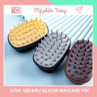 LƯỢC TRÒN GỘI ĐẦU MASSAGE SILICON, LÀM SẠCH SÂU DA ĐẦU, CHỐNG GÀU, MASSAGE NHẸ NHÀNG CHO CẢ NAM VÀ NỮ giá sỉ