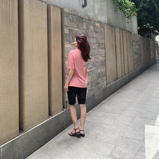 Sét bộ nữ ,đồ bộ lững ngố nữ thun coton sufa,áo phom rộng phối quần đen ,thời trang xuân hè BL14-GẠCH