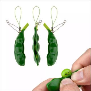 Móc Khóa VikiToys Bóp Tách Hình Hạt Đậu Hà Lan Bằng Nhựa Giảm Stress Căng Thẳng Vui Nhộn Quà Tặng Hot Trend Tiktok
