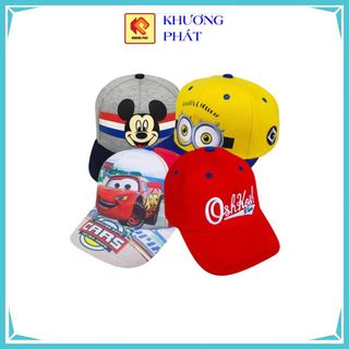 Mũ lưỡi trai cho bé hình hoạt hình MLT3004 hàng Việt Nam chất lượng cao. Nón lưỡi trai cho bé siêu xịn xò