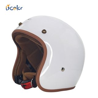 MŨ BẢO HIỂM 3/4 MẦU TRẮNG AN TOÀN, B'COLOR giá sỉ - giá bán buôn
