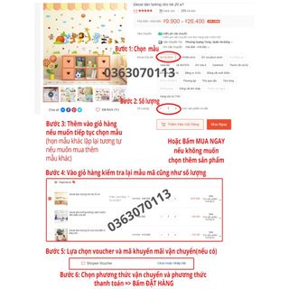 Decal dán tường động vật có tiếng anh cho bé, tranh hình sticker decal dán tường cho bé