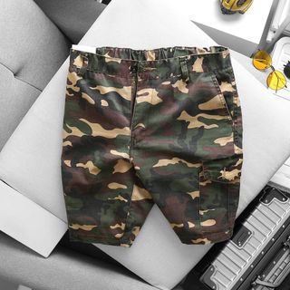 QUẦN SHORT TÚI HỘP LƯNG BO THUN VẢI RẰN RI