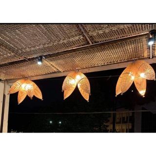 ĐÈN ĐÓ TRANG TRÍ NHÀ HÀNG - ĐÈN TRE ĐẸP