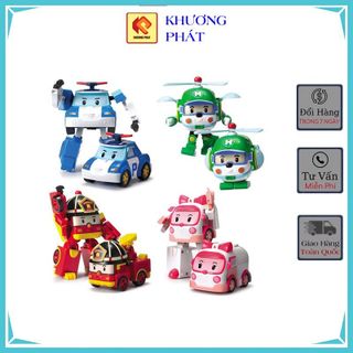 Lego robot đồ chơi HHT0014 đồ chơi lego mô hình Poli và những người bạn bằng nhựa ABS cao cấp dành cho bé