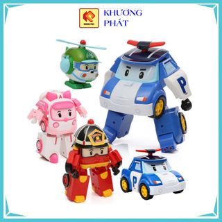 Lego robot đồ chơi HHT0014 đồ chơi lego mô hình Poli và những người bạn bằng nhựa ABS cao cấp dành cho bé