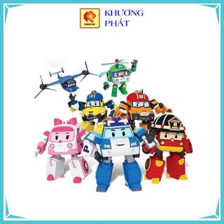 Lego robot đồ chơi HHT0014 đồ chơi lego mô hình Poli và những người bạn bằng nhựa ABS cao cấp dành cho bé