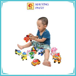 Lego robot đồ chơi HHT0014 đồ chơi lego mô hình Poli và những người bạn bằng nhựa ABS cao cấp dành cho bé