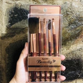 Bộ cọ Keli Beauty Cán Gỗ 5 cây, sỉ 35k/bộ