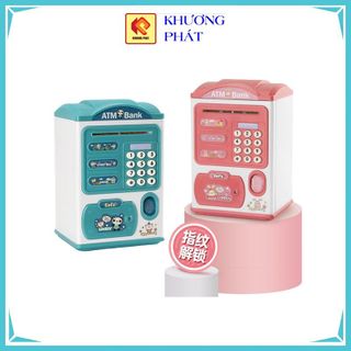 Két sắt mini thông minh cho bé HHT0005 tiết kiệm thay cho heo đất có vân tay cảm ứng, mật khẩu và có nhạc.