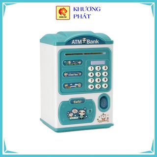 Két sắt mini thông minh cho bé HHT0005 tiết kiệm thay cho heo đất có vân tay cảm ứng, mật khẩu và có nhạc.