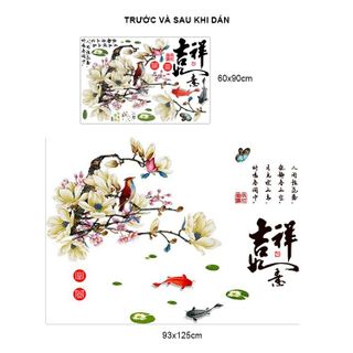 Decal dán tường phong cảnh thiên nhiên