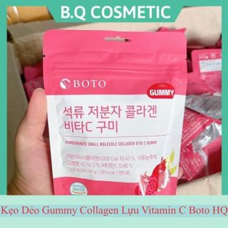 (Flash Sale) Kẹo Dẻo Gummy Collagen Lựu Vitamin C Boto Hàn Quốc (Lỗi date bị nhòe) giá sỉ