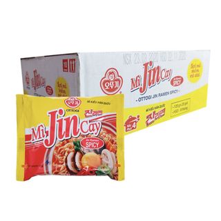 Thùng Mì Jin Ramen cay Ottogi 120gx20