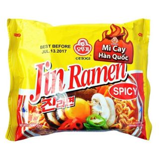 Thùng Mì Jin Ramen cay Ottogi 120gx20