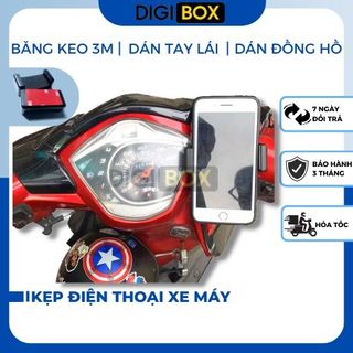 [Mã LIFEAU06 giảm 15% tối đa 30k đơn 150k] Kẹp điện thoại xe máy giá đỡ băng keo giá sỉ