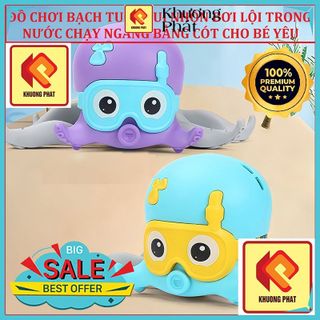 Robot đồ chơi, bạch tuộc cảm xúc, bạch tuộc bơi lội trong nước lên cót. Đồ chơi nhà tắm tắm vui nhộn cho bé
