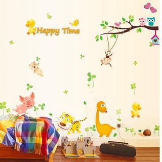 Decal dán tường hình hổ đáng yêu cho bé