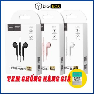 [Mã ELHACE giảm 4% đơn 300K] Tai nghe có mic nhét tai có dây Hoco M55 Memory Sound chân tròn 3.5