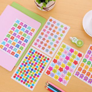 Sticker cute hình mặt cười dễ thương, hình dán sticker hàn quốc trang trí sổ đáng yêu giá rẻ ST03