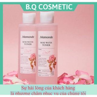 Nước Hoa Hồng, Toner Hoa Hồng Mamonde Rose 150ml, 250ml Siêu Cấp Ẩm Và Làm Mềm Mịn Da giá sỉ