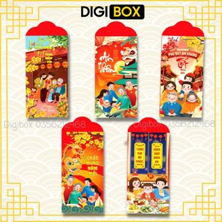 10 Bao Lì Xì 2022 Được Chọn Mẫuchất liệu giấy loại 1 dày dặn_hình ảnh bắt mắt đep và sắc nét_màu sắc tươi sáng