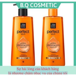 Cặp Dầu Gội Xả Missen Vàng PERFECT SERUM Golden Morocco Argan Oil 680ml - Hàn Quốc giá sỉ