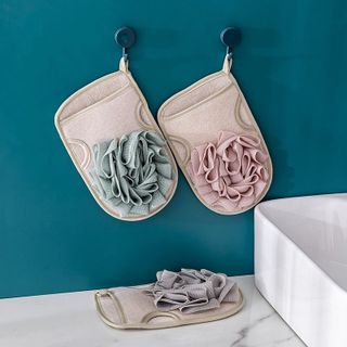 Bông tắm Bao Tay xỏ ngón Bath Towel, sỉ 32k/cái