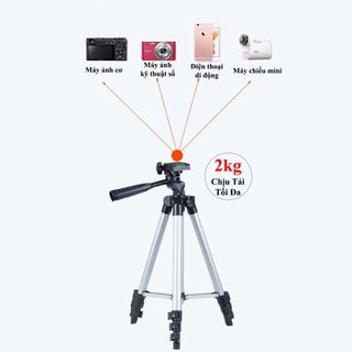 Giá Đỡ Chụp Ảnh FREESHIPChân Đỡ Điện Thoại, Máy Ảnh Tripod 3110, 3 Chân Chắc Chắn Phù Hợp Với Mọi Loại Điện Thoại
