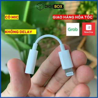 Jack chuyển đổi tai nghe IPsang 3.5mm hỗ trợ mic đàm thoại trên tai nghe