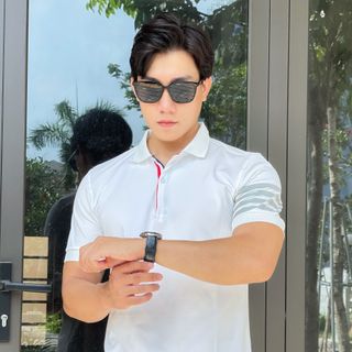 POLO NAM IN TAY PHỐI DÂY CỔ HOKO