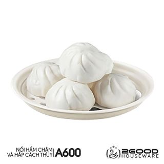 Nồi Hầm Cháo Cách Thủy 2 Tầng 2GOOD A600 (1.5L) - Hàng Chính Hãng