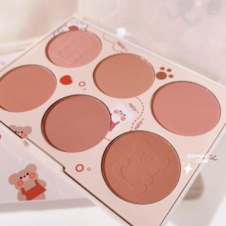 Má hồng Kiss Beauty Gấu 6 ô, sỉ 48k/bảng