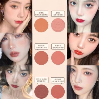 Má hồng Kiss Beauty Gấu 6 ô, sỉ 48k/bảng
