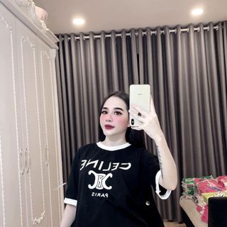 Áo Thun Tay Lỡ Giấu Quần Ciline