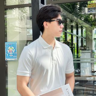 ÁO POLO NAM TRẮNG TRƠN HOKO