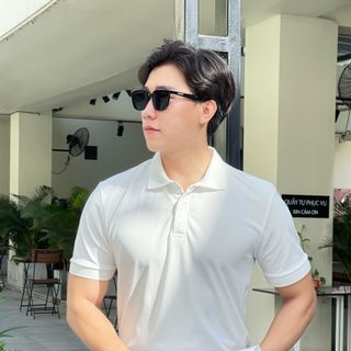 ÁO POLO NAM TRẮNG TRƠN HOKO