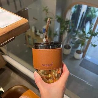 Cốc Nước Giữ Nhiệt Kèm Túi Da