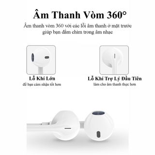 Tai nghe có dây Ip 6 Zin hỗ trợ mic chơi game, đàm thoại, tai nghe nhét tai chất lượng âm thanh chân thực, sống động