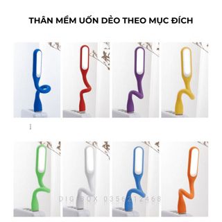 Đèn led usb mini siêu sáng đọc sách giá rẻ nhỏ gọn cho laptop, sạc dự phòng, máy tính Digibox