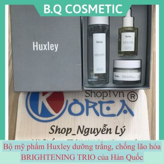 Bộ mỹ phẩm Huxley dưỡng trắng, chống lão hóa BRIGHTENING TRIO của Hàn Quốc giá sỉ