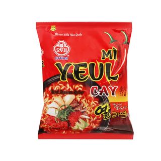 [Thùng 20 gói] Thùng Mì Hàn Quốc YEUL cay Ottogi 120g x20